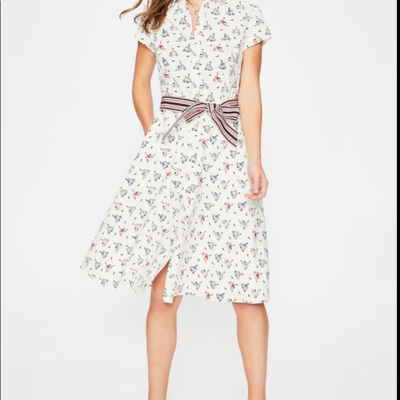 Boden Dresses & Skirts - Boden Sophia Blues Rush Shirt Dress Size 4
